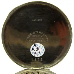 ROLEX Precision Lever Pocket Watch Antique Good Condition From Japan