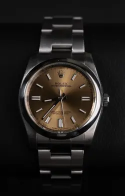 ROLEX OYSTER PERPETUAL 36MM 116000 WHITE GRAPE DIAL