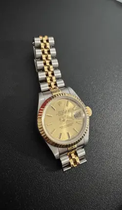 ROLEX OYSTER DATEJUST AUTOMATIC LADY'S WATCH REF.79173 BOX & PAPERS