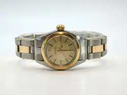 ROLEX 6718 OYSTER PERPETUAL 24MM STEEL & GOLD WATCH NOT WORKING! #WI261