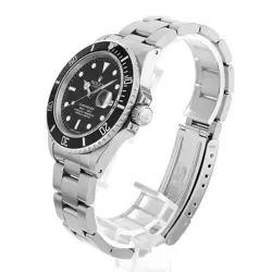 ROLEX SUBMARINER DATE TRIPLE ZERO 168000 BLACK R 378340
