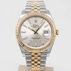 ROLEX DATEJUST 41, 126333, STEEL & YELLOW GOLD, SILVER DIAL, JUBILEE BRACELET