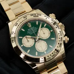 ROLEX COSMOGRAPH DAYTONA | 126508 | YELLOW GOLD & GREEN DIAL | JOHN MAYER | BNIB