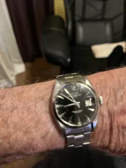 Vintage 1960 Rolex Oyster Date Steel Automatic cal 1030 Mens Watch Ref 6534