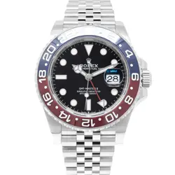 ROLEX GMT-MASTER II, 126710BLRO, BLACK DIAL, BLUE & RED 