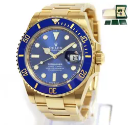 2021 ROLEX SUBMARINER DATE 126618LB 41MM YELLOW GOLD BOX PAPERS