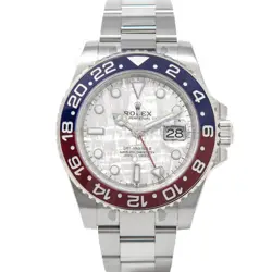 ROLEX GMT-MASTER II, 126719BLRO, 40MM, WHITE GOLD, METEORITE DIAL, BLUE & RED...