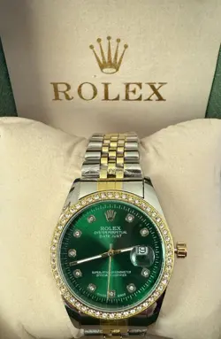 ROLEX DATEJUST 31MM MIDSIZE STEEL YELLOW GOLD DIAMOND WATCH 278383