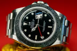 1995 ROLEX EXPLORER II 16570 BLACK TRITIUM DIAL