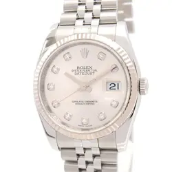 ROLEX DATEJUST SILVER DIAL SS×WG 116234G TO216636