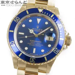 ROLEX SUBMARINER DATE OYSTER BRACELET SOLID GOLD 16618 TO216241