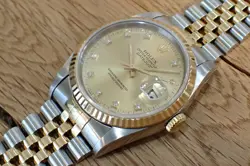 ROLEX DATEJUST TWO-TONE 10P DIAMOND DIAL 16233 TO216298