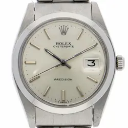 ROLEX 6694 OYSTER DATE SILVER SS MN