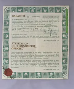 100% ORIGINAL ROLEX DAY-DATE 18238 PRESIDENT GUARANTEE PAPER L SERIAL 1989 - 90