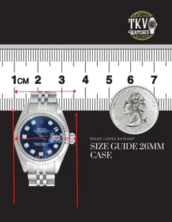 Rolex Datejust Ladies Stainless Steel Watch Blue Mother of Pearl w/ Diamonds