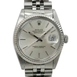 USED ROLEX DATEJUST 16014 SILVER MEN'S WATCH #102515