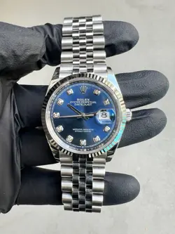 NEW 2025 ROLEX DATEJUST 126234 JUBILEE BLUE DIAMOND DIAL WATCH 36MM WATCH