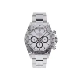 ROLEX DAYTONA 16520 STAINLESS STEEL WHITE DIAL ZENITH MOVEMENT (1996)