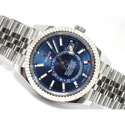 ROLEX SKY-DWELLER 326934 BRIGHT BLUE DIAL 42MM WG×SS  AUTOMATIC MEN'S WATCH