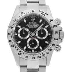 ROLEX COSMOGRAPH DAYTONA 116520 AUTOMATIC 40MM BLACK DIAL MEN'S WATCH