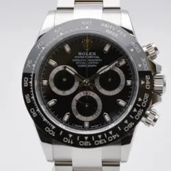ROLEX DAYTONA 116500LN BLACK DIAL 40MM STAINLESS STEEL AUTOMATIC MEN'S WATCH