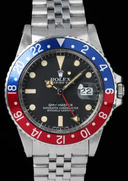 ROLEX GMT MASTER 16750 40MM 1982 BOX & BOOKLETS