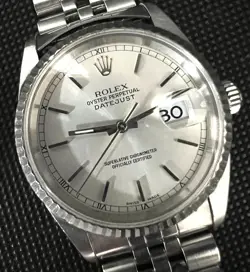 ROLEX OYSTER PERPETUAL 16234 SILVER DIAL AUTOMATIC MEN'S_C0410-W003