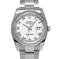 ROLEX DATEJUST 116234 WHITE WATCH 675533