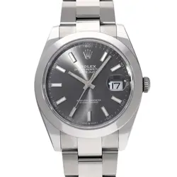 ROLEX DATEJUST 41 126300 SLATE WATCH 675972