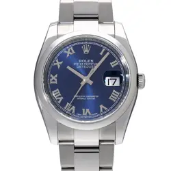 ROLEX DATEJUST 116200 BLUE WATCH 675863