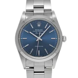 ROLEX AIR-KING 14000 BLUE WATCH 675134