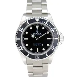 USED ROLEX SUBMARINER NON DATE 14060M BLACK CASE: 40.0MM MEN'S WATCH #103815