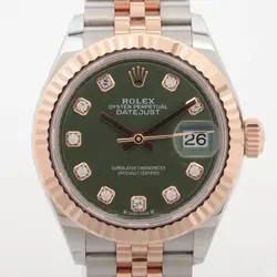 ROLEX DATEJUST 279171G SS×PG SS×PG AT OLIVE GREEN DIAL 4 EXTRA LINKS