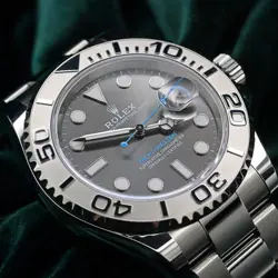2025 NEW UNWORN ROLEX YACHT-MASTER 40 SLATE DIAL PLATINUM BEZEL STAINLESS 126622