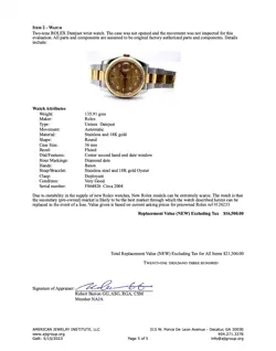 2004 Rolex Men's Datejust 36mm With Diamond Dial Excellent Condition!