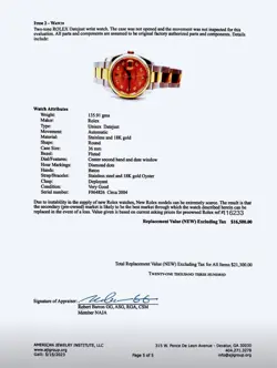 2004 Rolex Men's Datejust 36mm With Diamond Dial Excellent Condition!