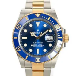 USED ROLEX SUBMARINER 126613LB BLUE CASE: 41MM MEN'S WATCH #1015015