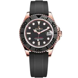 ROLEX YACHT-MASTER 37 268622, STEEL & PLATINUM, SLATE DIAL, OYSTER BRACELET