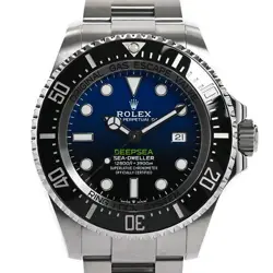 USED ROLEX DEEP SEA 126660 BLUE CASE: 44MM BAND: 19CM MEN'S WATCH #1010015