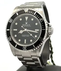 PRE-OWNED ROLEX SUBMARINER (NO DATE) 14060, STAINLESS STEEL WATCH 40MM, S108314