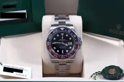ROLEX 2025 GMT-MASTER II PEPSI OYSTER BOX/PAPERS/CARD 126710BLRO STEEL