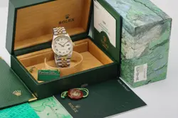 ROLEX DATEJUST 36 16233 PYRAMID DIAL | FULL COLLECTOR SET | UNPOLISHED | 2003
