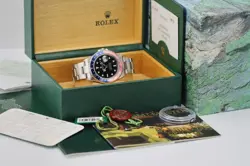 ROLEX GMT-MASTER II 16710 'PEPSI' | FULL SET | ORIGINAL RECEIPT | 2003