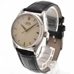 ROLEX Air king Ref.5500 SS/Leather Cal.1530 Automatic Men's Watch M#133899