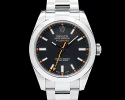 ROLEX 116400GV MILGAUSS 116400 SS BLACK DIAL