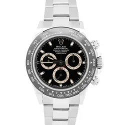 ROLEX DAYTONA COSMOGRAPH BLACK CERAMIC STAINLESS STEEL 40MM 116500 LN WATCH BOX
