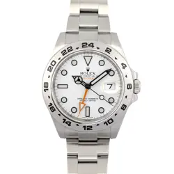 ROLEX 216570 EXPLORER II POLAR WHITE DIAL 42MM 2014 BOX & PAPERS