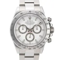 ROLEX DAYTONA 116520  WHITE WARRANTY 2006  SN/#D BOX/PAPER