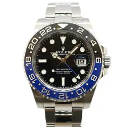 USED ROLEX GMT MASTER 2 126710BLNR BLACK MEN'S WATCH #1028015