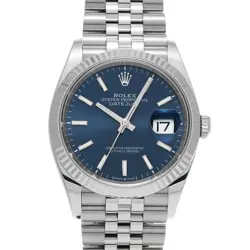 ROLEX DATEJUST 36 126234 BRIGHT BLUE WATCH 678759